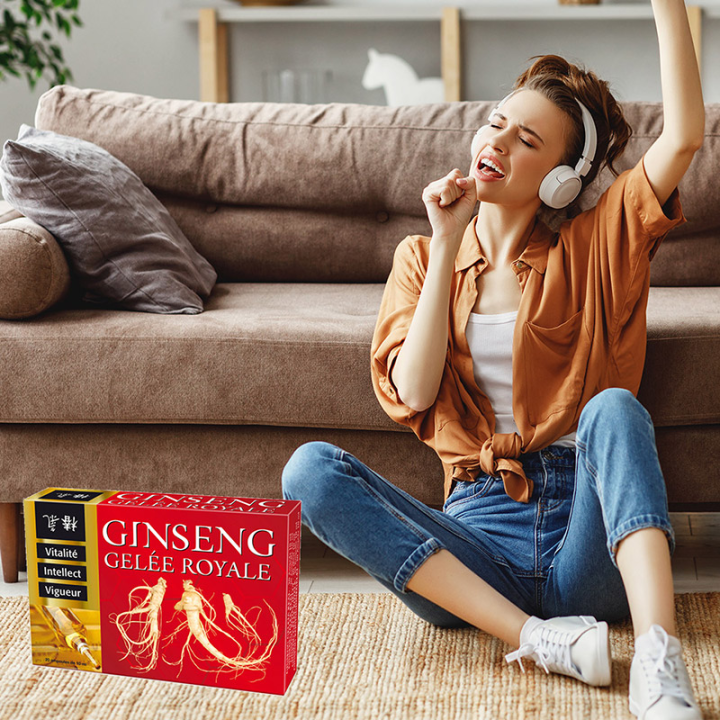Ginseng Gelée Royale Ampoules - Tonus physique et intellectuel