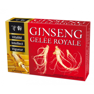 Ginseng Gelée Royale Ampoules - Tonus physique et intellectuel