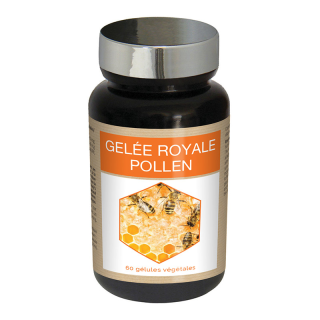Gelée Royale Pollen - Augmente résistance de l'organisme - 60 gélules