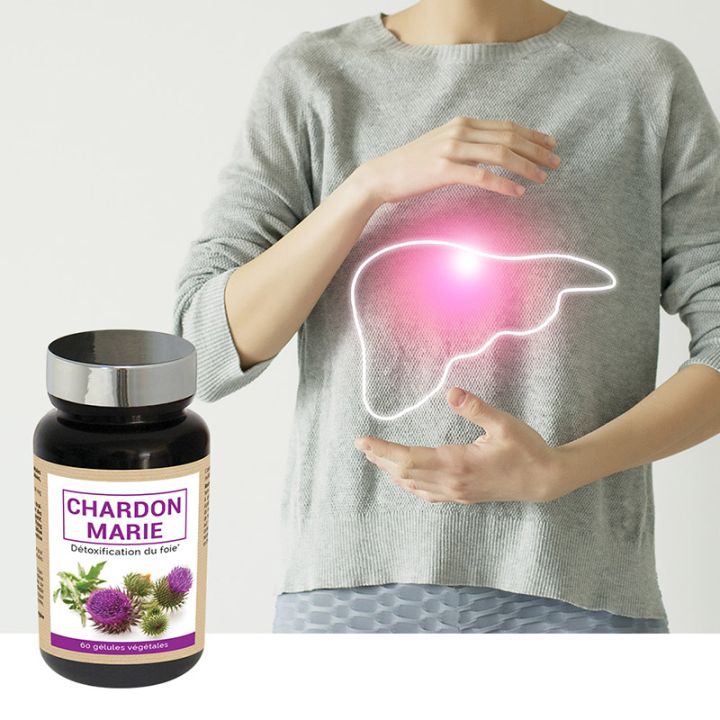 Chardon Marie - Action sur le foie et la vésicule biliaire - 60gélules