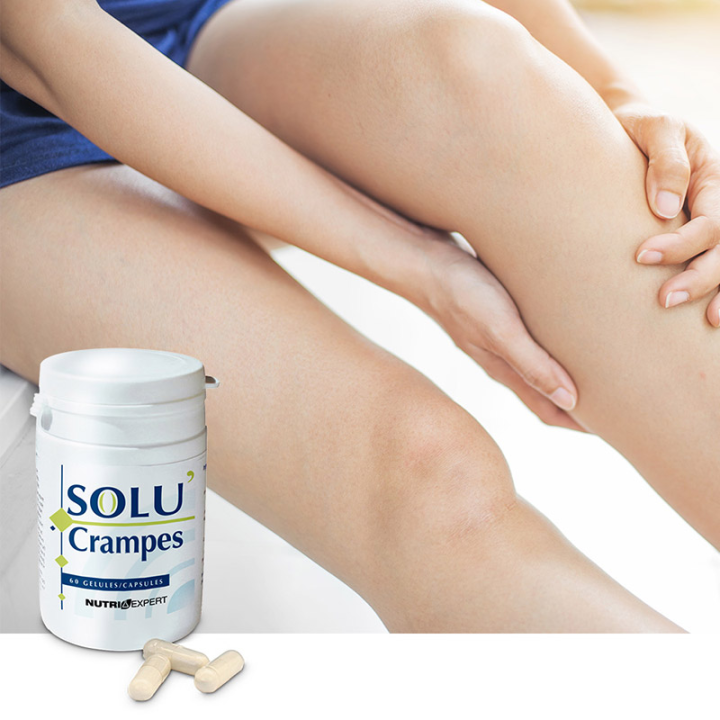 Solucrampes - Aide à maintenir la souplesse des muscles - 60 gélules