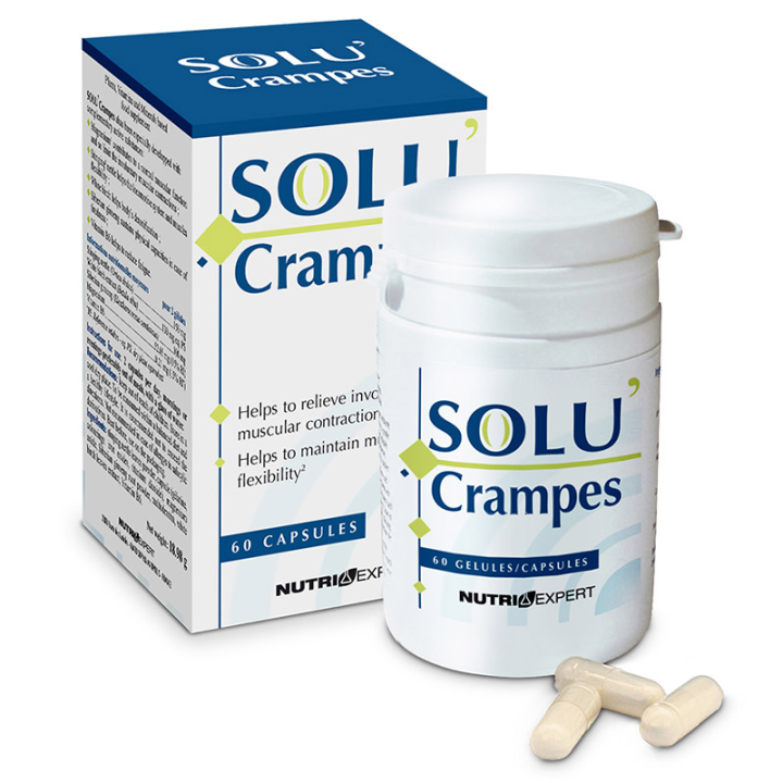 Solucrampes - Aide à maintenir la souplesse des muscles - 60 gélules