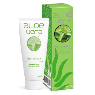 Gel Aloe Vera - Hydrate, nourrit et régénère la peau - 50 ml ou 200 ml