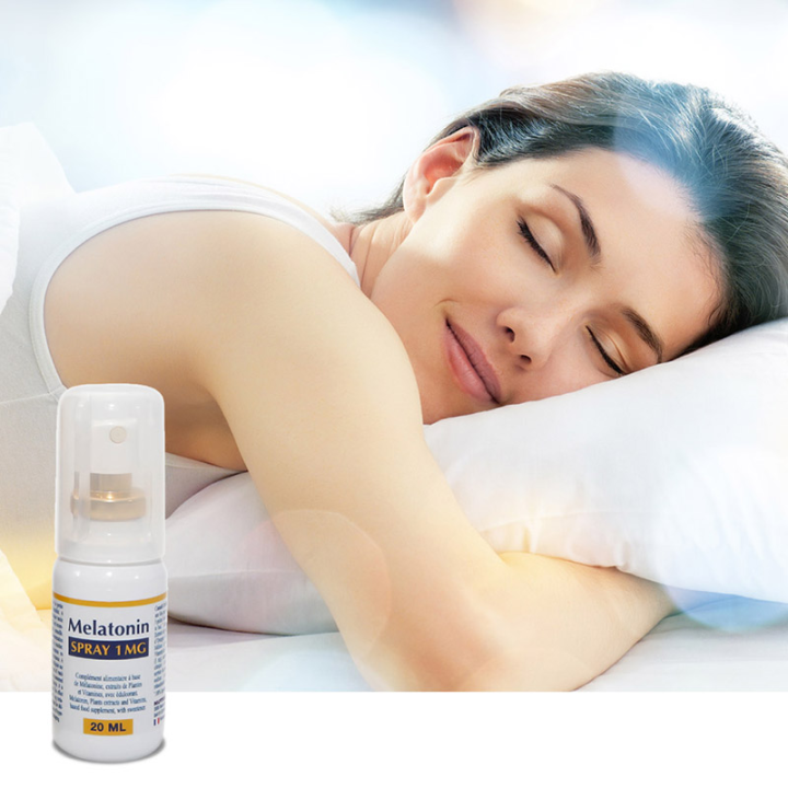 Melatonin Spray 1MG - Réduit le temps d’endormissement - 20 ml