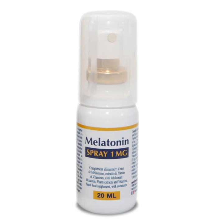 Melatonin Spray 1MG - Réduit le temps d’endormissement - 20 ml