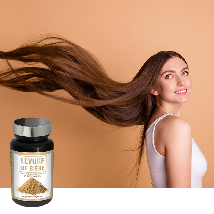 Levure de Bière - Beauté des cheveux et des ongles - 60 gélules