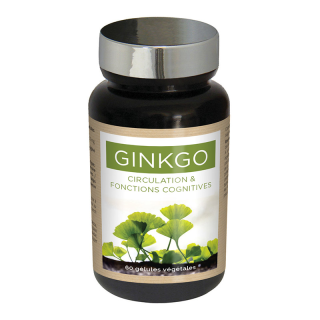 Ginkgo Biloba - Anti-âge pour les fonctions cognitives - 60 gélules