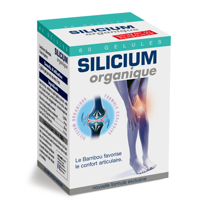 Silicium Organique - Maintient les articulations souples - 60 gélules