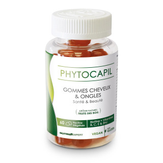 Phytocapil Gommes Cheveux & Ongles - Compléments pour des Cheveux Brillants