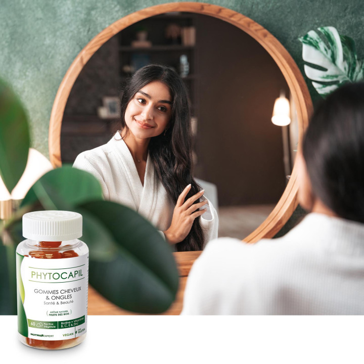 Phytocapil Gommes Cheveux & Ongles - Compléments pour des Cheveux Brillants