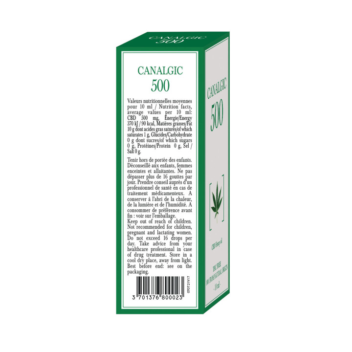 CBD500 - Huile CBD 5%